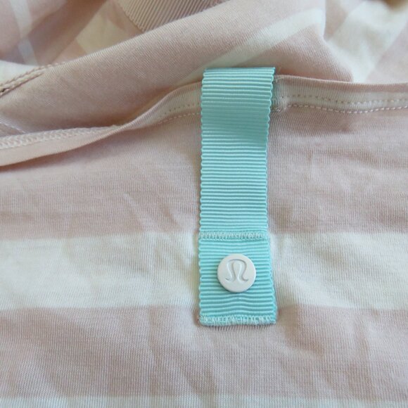 LULULEMON Vinyasa Scarf *Vitasea Beach Blanket Stripe Angel Wing Grain Pastel - Picture 3 of 10